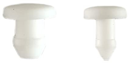 Gummihålplugg, 5 st gummihattar Koniskt plugglock Snäpplåspackning Blindlock Ändlock Tätningsstopp 9 mm Vit(3mm)