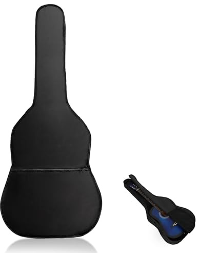 BESPORTBLE Estuche de Guitarra de 40/41 Pulgadas de Tela Oxford 420d, Bolsa Portátil para Guitarra Acústica y Clásica Correa Ajustable, Funda de Viaje Resistente para Instrumentos Musicales