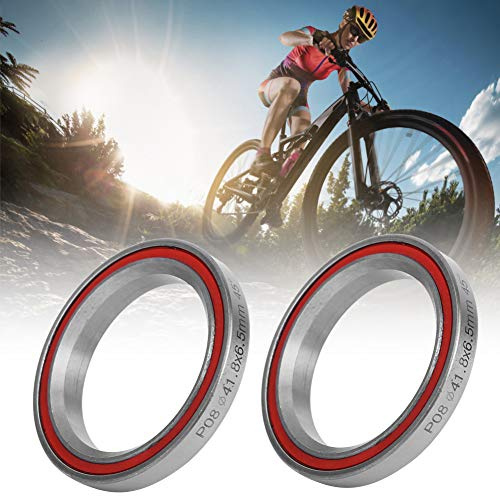 AYNEFY Cykelkontrollsats 2 st 41,8 mm lager kontrollsats tung mountainbike dubbelförseglad bärheadset tillbehör