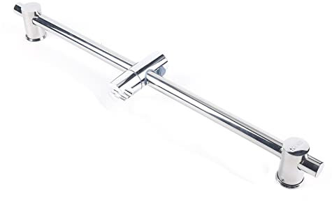 Edelstahl 304 Duschstange Moderne Brausestange Wandstange mit Duschkopfhalterung Stange Duschkopf Verstellbar 66 CM Wandhalterung Gebürstet