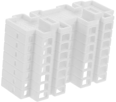 TOYANDONA Apartment Model Miniature Building Plastic Diy Simulated House Decor for Crafts Scene Doll House Home