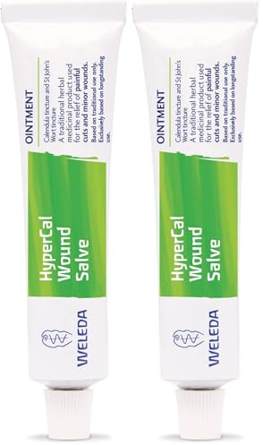 Weleda HyperCal Wound Salve, for Cuts & Wounds, St John's Wort, Calendula, Traditional Herbal Medicinal Product, Traditional Remedy, 25g (Pack of 2)