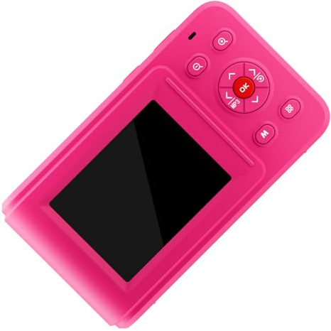Mejora la cámara digital con doble pantalla LCD y capacidad MP3, cámara digital de alta resolución, fácil de transportar para hombres y mujeres, fotografía multifunción