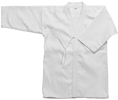 Ace Martial Arts Supply Kendo Jacket, Kendo Gi, Keiko Gi. (White, 4)