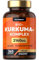 Curcuma Bio Gelules 2160mg | 365 Gélules Vegans | avec Gingembre et Poivre Noir | Haute Absorption | Organic Turmeric Ginger and Black Pepper 365 Capsules | par Horbaach