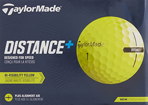 TaylorMade Yellow Distance+ Golfbälle 2021