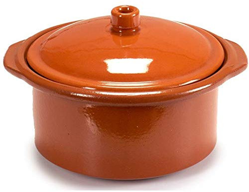 Tontopf Cocotte mit Deckel - ofenfest und hitzebeständig - Auflaufform - Cocotte Ofentopf - verschiedene Größen Größe 1,5 Liter