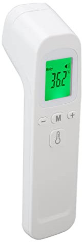 AUNMAS Stirn-Thermometer, 15,5x4x4,4cm Weißes Elektrisches Digitalthermometer Berührungsloses Infrarot-Thermometer für Krankenhaus