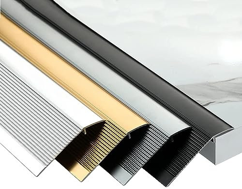 LIYI929GP Tira De Transición para Suelos De Aluminio, Antideslizante Perfiles De Transición De Madera A Baldosa, Antiviaje Ligero Tira Reductora De Transición De Piso para Puerta De Entrada Portales