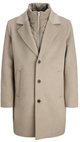 JACK & JONES Jprblastanford Wool Blend Overcoat para Hombre