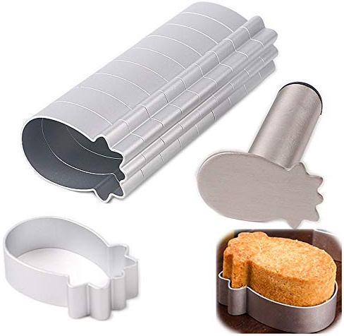 LoBake Pineapple shape aluminium small cake mold stainless steel press stamp mooncake mould fondant cookie biscuit molds DIY bakery
