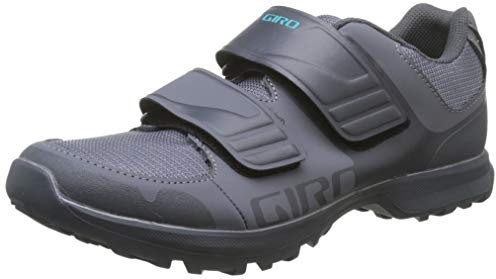Giro Damen Berm Radsportschuhe-Mountainbike, Mehrfarbig (Titanium/Dark Shadow 12)