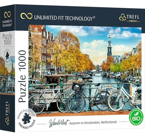 UFT Puzzle 1000 - Wanderlust: Herbst in Amsterdam, Niederlande