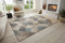 Hanse Home Bakke Designer Teppich Wohnzimmer – Kurzflor Modern, Geometrisches Rauten Muster, Flachgewebe Wohnzimmerteppich für Esszimmer, Kinderzimmer, Jugendzimmer, Flur, Küche – Creme, 240x340cm