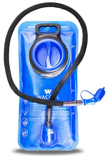 WACOOL 3Liter 100oz BPA Free PEVA Hydration Pack Bladder Leak-Proof Water Reservoir (Hydration Bladder Only)