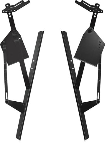 LAJIAOZ Universal One-Piece Garage Door Hardware Kit - Heavy Duty Steel Construction, 350 lb Capacity, Compatible with Manual and Automatic Doors, Fits Garage Doors 6 ft. 10 in. to 7 ft. 4 in. Tall