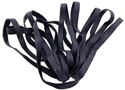 10 elastici spessi in gomma naturale, resistenti, resistenti, larghi, per casa, cucina, ufficio, cartelle, bidoni della spazzatura