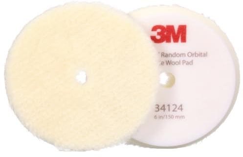 Perfect-It - Peau de mouton pour système orbital 3M, 150 mm, Blanche, 34124