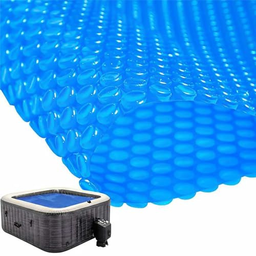 Frienda 12 x 24 ft Blue Rectangle Solar Pool Cover 16 Mil Solar Blanket for Above Ground Inground Pools Heavy Duty Floating Bubble Pool Hot Tub Spa Covers for Swimming Pools