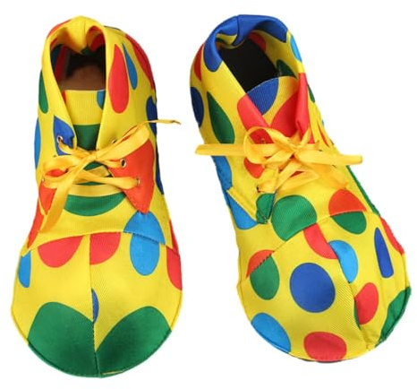 Baoblaze Scarpe Da Clown per Adulti Scarpe Novità Puntelli Regalo Costume Carino Vacanza PU Costume Da Festa di Natale, D