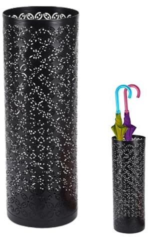 Soporte de Paraguas de Metal para el Interior de Pantalla B Cubierta de Metal, Tubo de Almacenamiento para el hogar, Cubo de Pantalla de | Artefacto para el Almacenamiento paragua