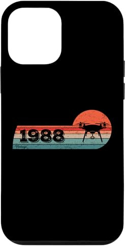 Drones-Pilot born 1988 Birthday Vintage Quadrocopter Drones Case for iPhone 12 mini