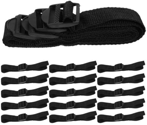 Angoily 16 Correas de Nylon para Zapatos Clavos para Airear Césped, Ajustables y Seguras, Ideales para Jardinería y Mantenimiento al Aire Libre