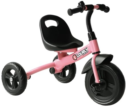 HOMCOM Kids Trike Toddler Tricycle Children Ride on 3 Wheels Bike For 1.5-4 Years Pink