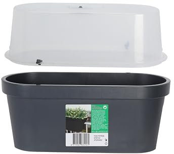 MINI SERRA VASO DA BALCONE CON COPERCHIO 60X28X25CM