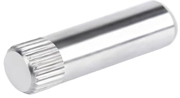 Idomin M3 M4 M5 M6 M8 304 Stainless Steel Cylinder Pin Shaft Rod Parallel Dowel Single Knurled Pins Tot Conecting Rod(M5x6mm 30pcs)