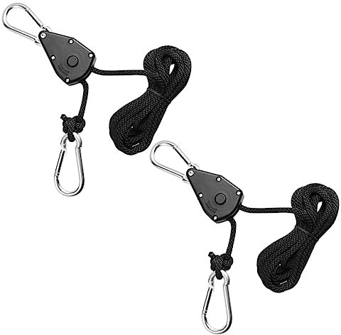 Kisangel 2pièces Cordes De Suspension Robustes Pour Lampes De Culture Cordes De Levage Pour Lampes De Culture Facile à Régler La Hauteur