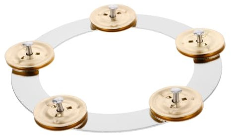 Cymbale Cloche Tambourin Percussion Jumbo Poulet Rack Grill Treuil Cymbales Hochet Gobelet Punaise Acier Inoxydable Doré