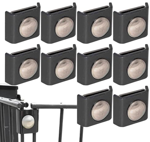 usefulbeauty Connettori a griglia per recinzioni, connettori ad angolo recinzione - Connettori di falegnameria a griglia 10x - Collegamento in metallo efficiente, unendo i pannelli a parete a casa,