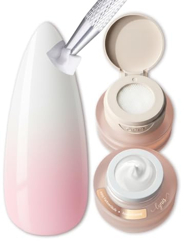 Ombre Gel Babyboomer Pure White 2g, strahlend weißes Ombregel für Aura Nails & klare Babyboomer Farbverläufe, perfekt für klassische Ombré Designs & French Looks bei Gelnägeln, Lynis-Nailshop.de