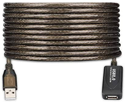 Ewent USB 2.0 Verlängerungskabel, A/M A/F, 20 Meter