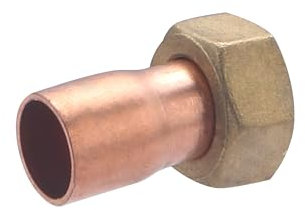 Raccordo dritto 2 pezzi saldare femmina 3/8 - Ø12 con dado prigioniero | Connessione resistente e durevole | Per impianti idraulici e riscaldamento | Montaggio semplice | QUICK PLOMBERIE