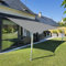Sunnylaxx 4x6m Grigio Tenda a Vela Rettangolare, Impermeabile Vele Parasole Protezione UV per Esterno, Giardino e Terrazza, Piscina