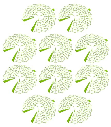 Soporte de Fresa | 10 Unidades de Soportes para Plantas de Fresa en el jardín - de ventilación con Marco Protector de Frutas para balcón y jardín