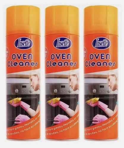 Scotvision® 3 x Insette Oven Cleaner Giant Aerosol