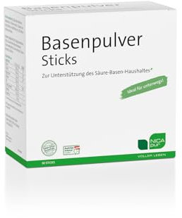 nicapur Basenpulver Sticks - zur Unterstützung des Säure-Basen-Haushalts