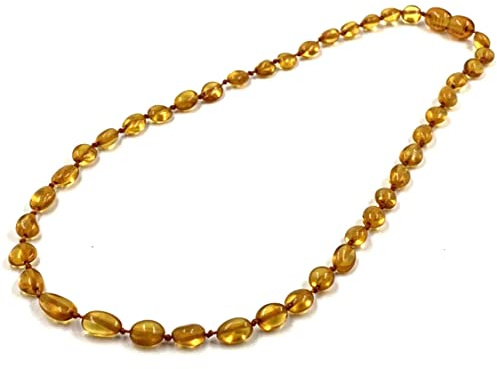 Amber Necklace For Women - Handmade amber Necklace For Adults 18 inches