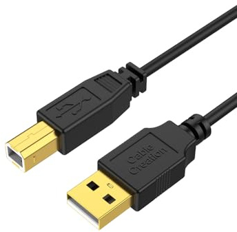 CableCreation 10 FT USB 2.0 A to B Printer Cable - High Speed for HP, Brother, Epson, Canon, More - 3M