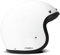 DMD Retro Solid White Open Face Helm Jethelm Motorradhelm ECE22.06, S