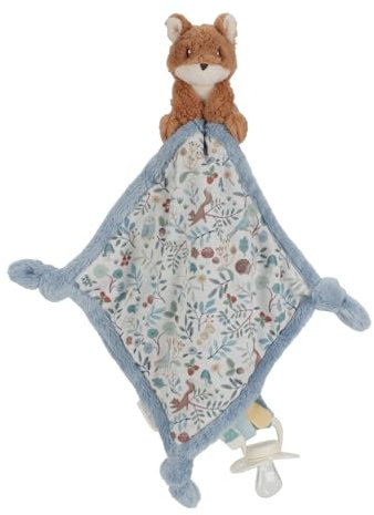 Little Dutch Schmusetuch Schnuffeltuch Kuscheltuch Schnullertuch Fuchs blau - Forest Friends