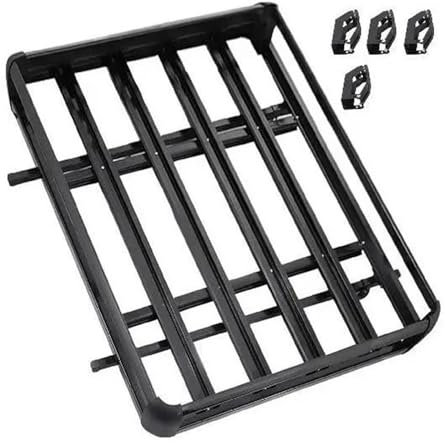Lastbärare på taket Bil Takräcke Last 100KG Universal Bagage Last Tält Cross Bars Skidhållare Cykelhållare Ball Trailer Husbil Bil Bagage Lasträcke