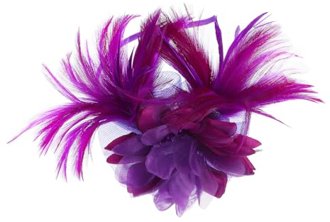 Healifty Bandeau Fascinateur Vintage Voile Léger Pour Goûter Et Soirée Accessoire De Cheveux Respirant Pince Maille Pour Femme