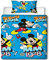 DISNEY MICKEY MOUSE Cool Repeat Print Design Duvet Set, Single, Microfibre, Multi-Colour