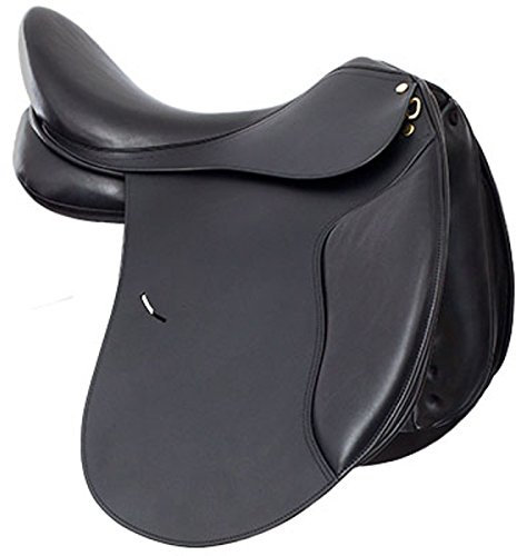 Euroriding Remus Dressursattel | Farbe: SCHWARZ/Black | Größe: 17,5 / MEDIUM