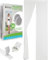 ARCOL Zanzariera Magnetica 80x240 cm Premium in Fibra di Vetro - Stop Zanzare in 3 Min., Rete Ultra-Fine Anti-Insetti, Chiusura Automatica con Magneti & Pesi, Nastro a Strappo Extra-Largo (Bianco)