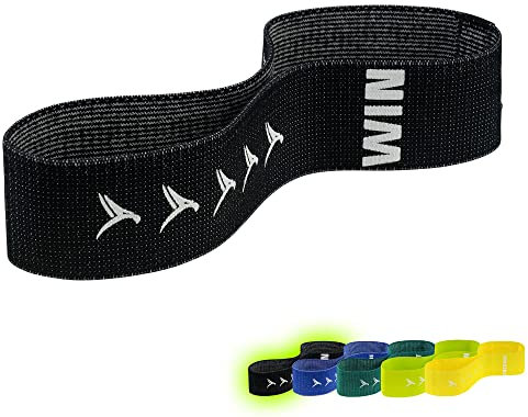 Pallid Falcon Mini Loop Bands aus Stoff | 3er Set + Tragetasche| Widerstandsbänder in 5 Stufen | 100+ Übungen | Innovative Booty Bands für Funktionelles Training kleinerer Muskelgruppen